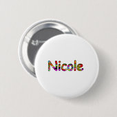 Nicole Ronde Button 5,7 Cm (Voorkant /achterkant)