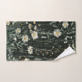Nicolette Dark Daisy Floral Strié (Serviette à main)