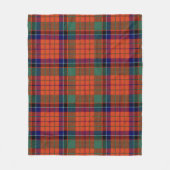 Nicolson Ancient Plaid Fleece Deken (Voorkant)