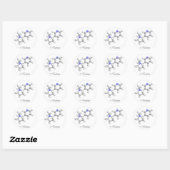 Nicotine Ronde Sticker (Vel)