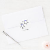 Nicotine Ronde Sticker (Envelop)