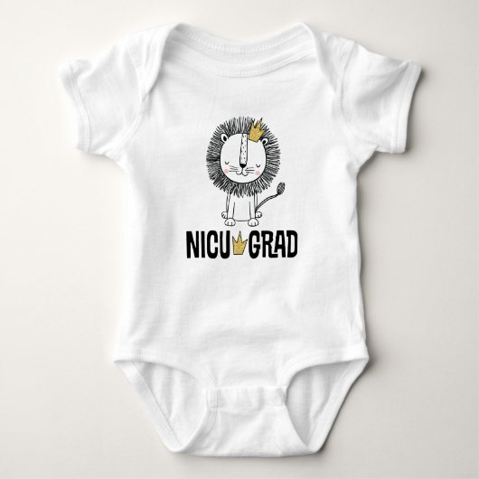 NICU Afstuderen lion Romper (Voorkant)