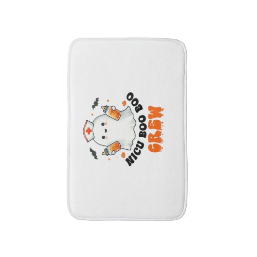 Nicu boo bemanning Halloween, Nicu Boo Crew Grappi Badmat (Voorkant Verticaal)