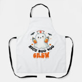 Nicu boo bemanning Halloween, Nicu Boo Crew Grappi Schort (Voorkant)