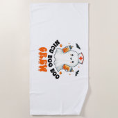 Nicu boo bemanning Halloween, Nicu Boo Crew Grappi Strandlaken (Voorkant)