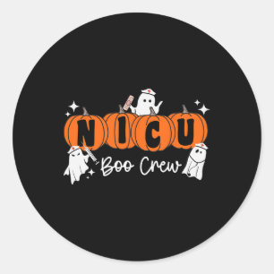 Nicu Boo Crew Ghost Pumpkin Kostuum NICU Verpleegs Ronde Sticker