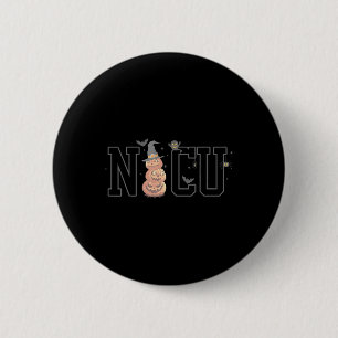 Nicu Boo Crew Spooky Pompoen Grappige NICU Verplee Ronde Button 5,7 Cm