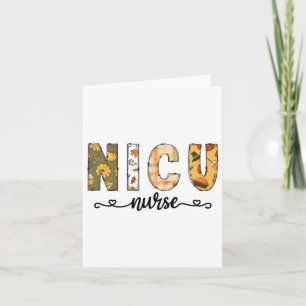 Nicu Nurse Herfst Halloween voor vrouwen Mannen Kaart