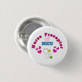 NICU Nurse Preceptor Button Berry (Voorkant /achterkant)