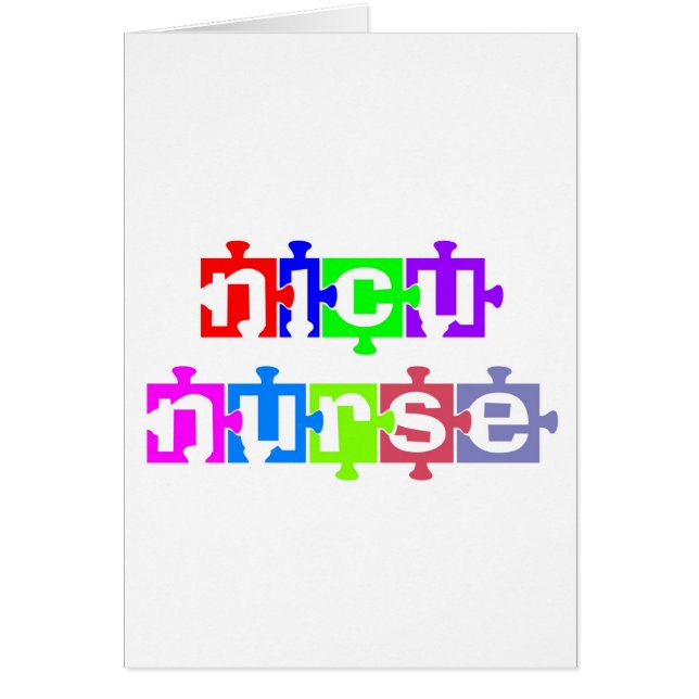 NICU NURSE PUZZLE PIECE (Devant)