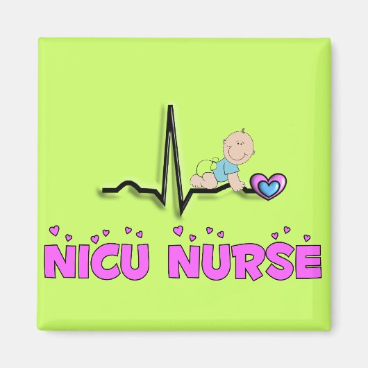 NICU Nurse QRS-ontwerp Magneet (Voorkant)