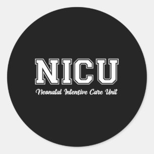 Nicu Nurse Ronde Sticker