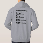 NICU RN Nurses sweat - shirt à capuche - conceptio (Dos)