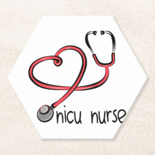 NICU-verpleegkundige - NICU-verpleegkundige Shirt Kartonnen Onderzetters