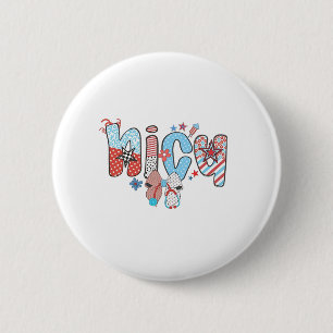 NICU verpleegster 4 juli Amerikaanse verpleegster Ronde Button 5,7 Cm