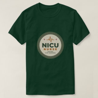 NICU-verpleegster Retro Patch Badge Cadeau T-shirt