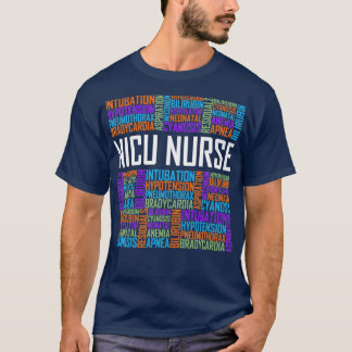 NICU Verpleegwoorden Gift Neonatal Nursing Care T-shirt
