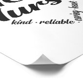 NICU Zurse Heart Word Cloud Poster (Hoek)