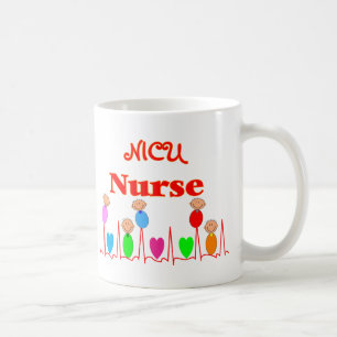 NICU zurse Schattige Baby grafische kaart Koffiemok