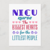 NICU Zuurste Grootste Harten voor Littlest Mensen Briefkaart (Voorkant)