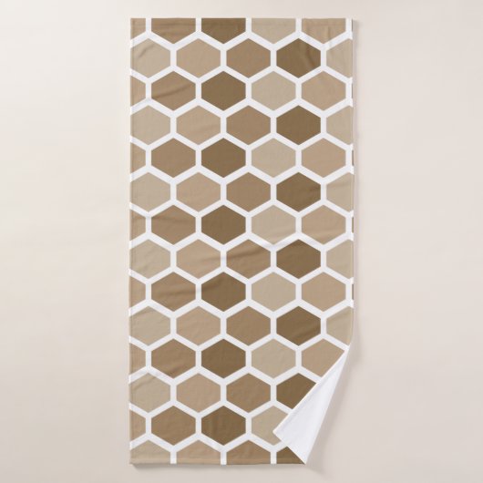 Nid d'abeille dans le sable (Serviette de bain)