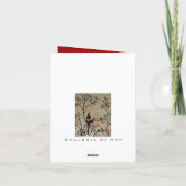 Nid d'Arbre de Noël ~ Carte (Dos)