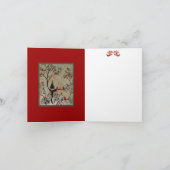 Nid d'arbre de Noël ~ Carte / Invitations (Intérieur)