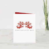 Nid d'arbre de Noël ~ Carte / Invitations (Dos)