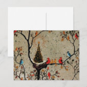 Nid d'Arbre de Noël ~ Carte postale (Devant / Derrière)