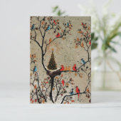 Nid d'arbre de Noël ~ Invitations (Debout devant)