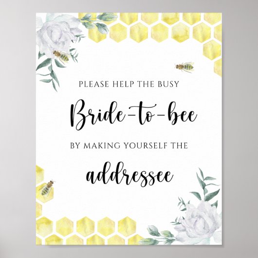 Nids d'abeilles - Aider la mariée occupée Affiche (Devant)