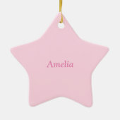 Niece Afstuderen Star, Custom Gift Keramisch Ornament (Achterkant)
