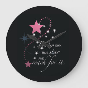 Niece Afstuderen Star, Gift, Custom Round Gifts Grote Klok