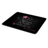Niece Afstuderen Star, Gift, Cutting Board Snijplank (Hoek)