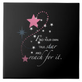 Niece Afstuderen Star, Gift, Tegel Tegeltje (Voorkant)