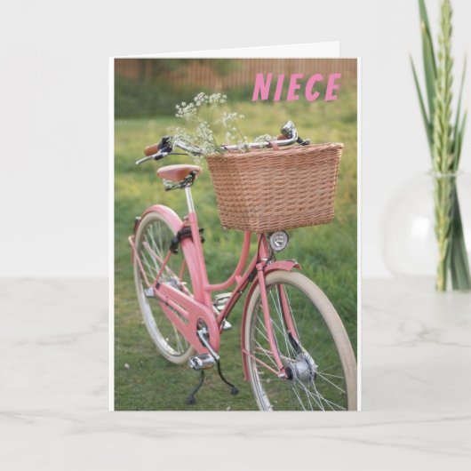 **NIECE** CARTE SPÉCIALE DE NIÈCE ET CARTE SPÉCIAL (Devant)