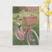 **NIECE** CARTE SPÉCIALE DE NIÈCE ET CARTE SPÉCIAL (Fleur jaune)