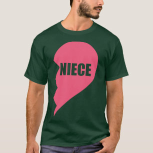 Niece halve hart t-shirt
