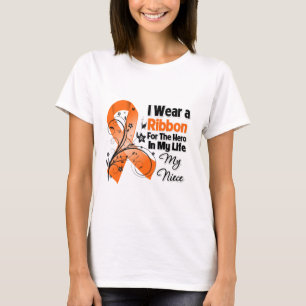 Niece Hero in mijn leven leukemie T-shirt