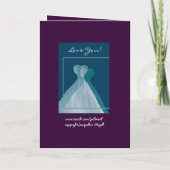 NIECE Junior Bridesmaid BLAUWGROEN BLAUW-springjur (Achterkant)