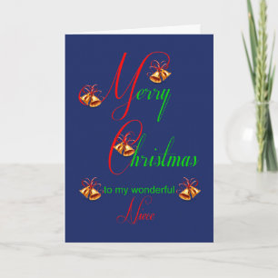 Niece Kerstscrollys Holiday Card Feestdagen Kaart