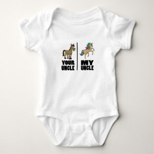 Niece Nephew oom Funny Horse je oom Mijn oom Romper