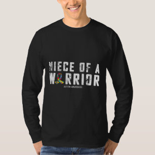Niece of a Warrior Autism Awareness Family T-shirt
