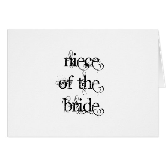 Niece of the Bride (Voorkant Horizontaal)