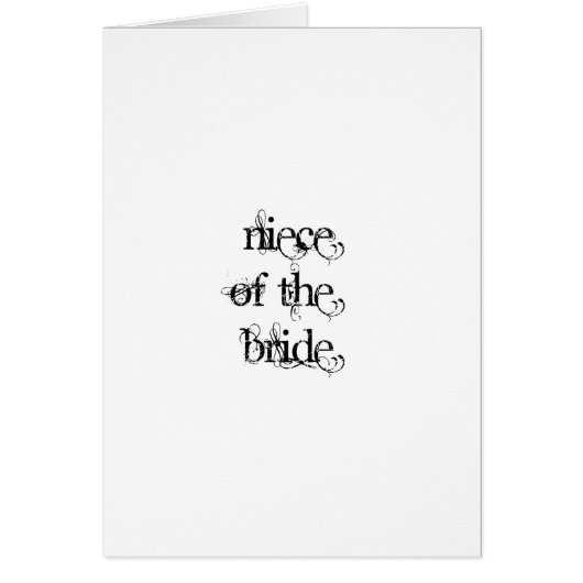 Niece of the Bride (Voorkant)