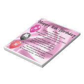 Niece Poem - 16th Birthday Notitieblok (Gedraaid)