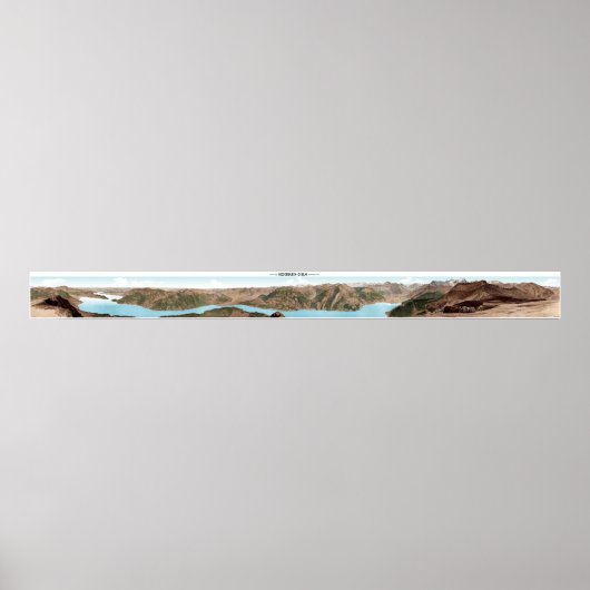 NIEDERBAUEN-CHULM Swiss Alps Panorama 360° Poster (Devant)