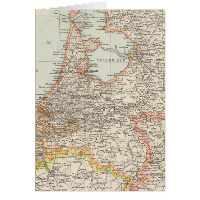 Niederlande - Carte Pays-Bas (Devant)