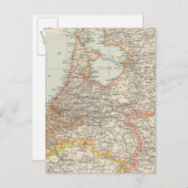 Niederlande - Carte Pays-Bas (Devant / Derrière)
