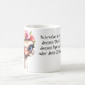niedlicher Vogel Strauß 6 Koffiemok (Center)